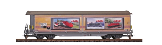 BEMO 2688108 - H0 - Gedeckter Güterwagen Märklin, RhB, Ep. VI